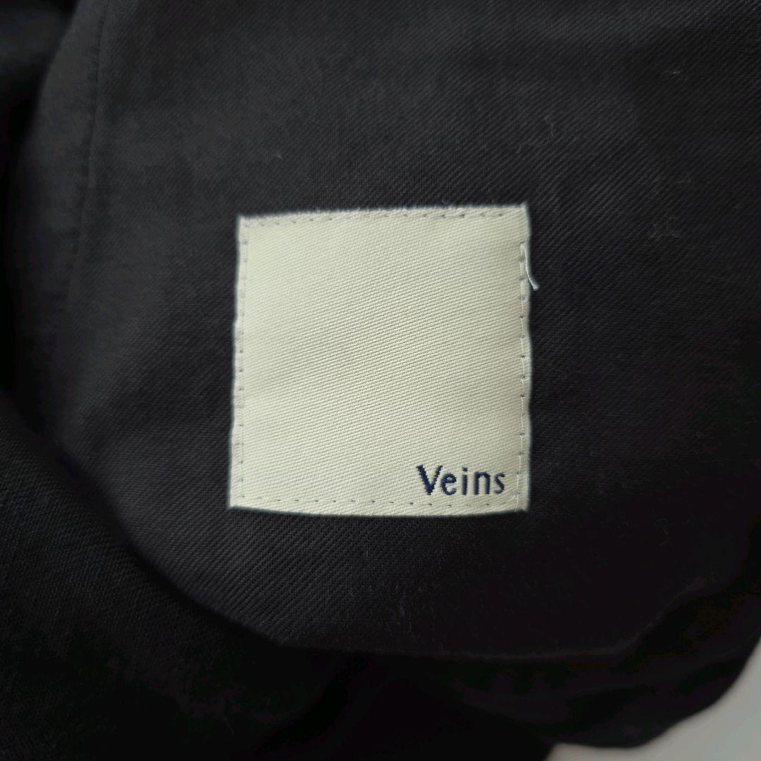 ヴェインズ スカート ロング リネン混 ブラック Veins マキシ丈 日本製 ヴェインズ スカート ロング リネン混 ブラック Veins マキシ丈