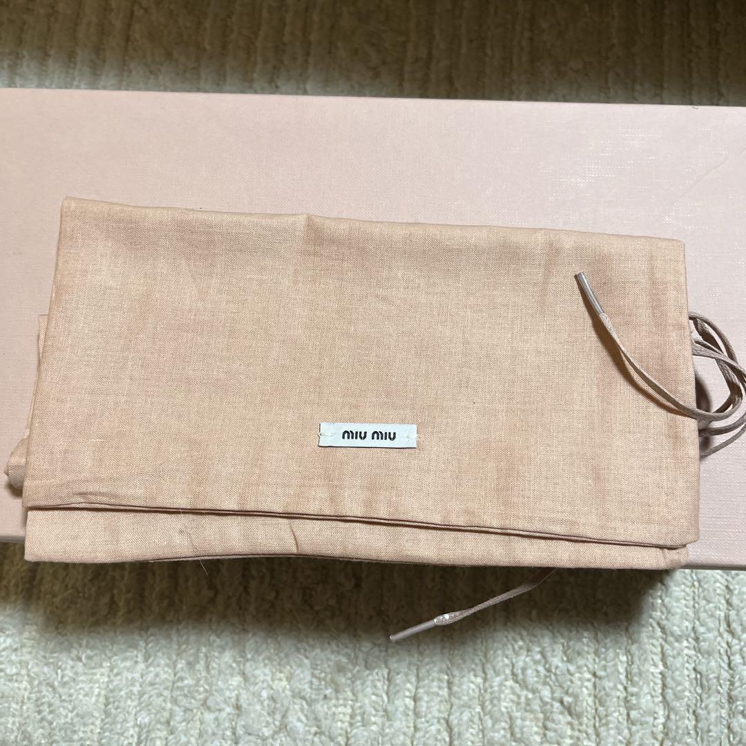 ミュウミュウmiumiu ゴールド 36.5 美品 画像6