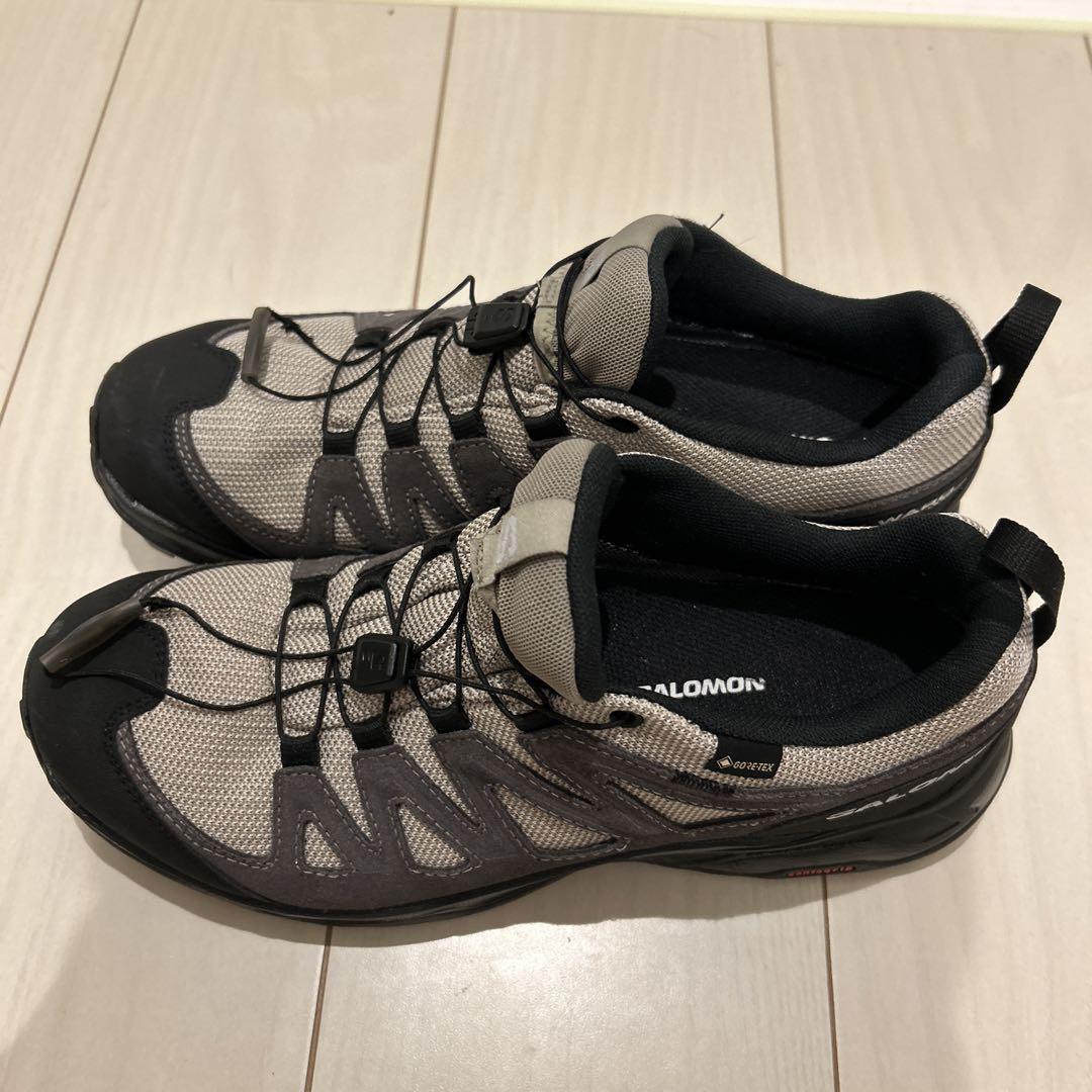 サロモンX WARD LEATHER GORE-TEX 27.0トレラン　メンズ