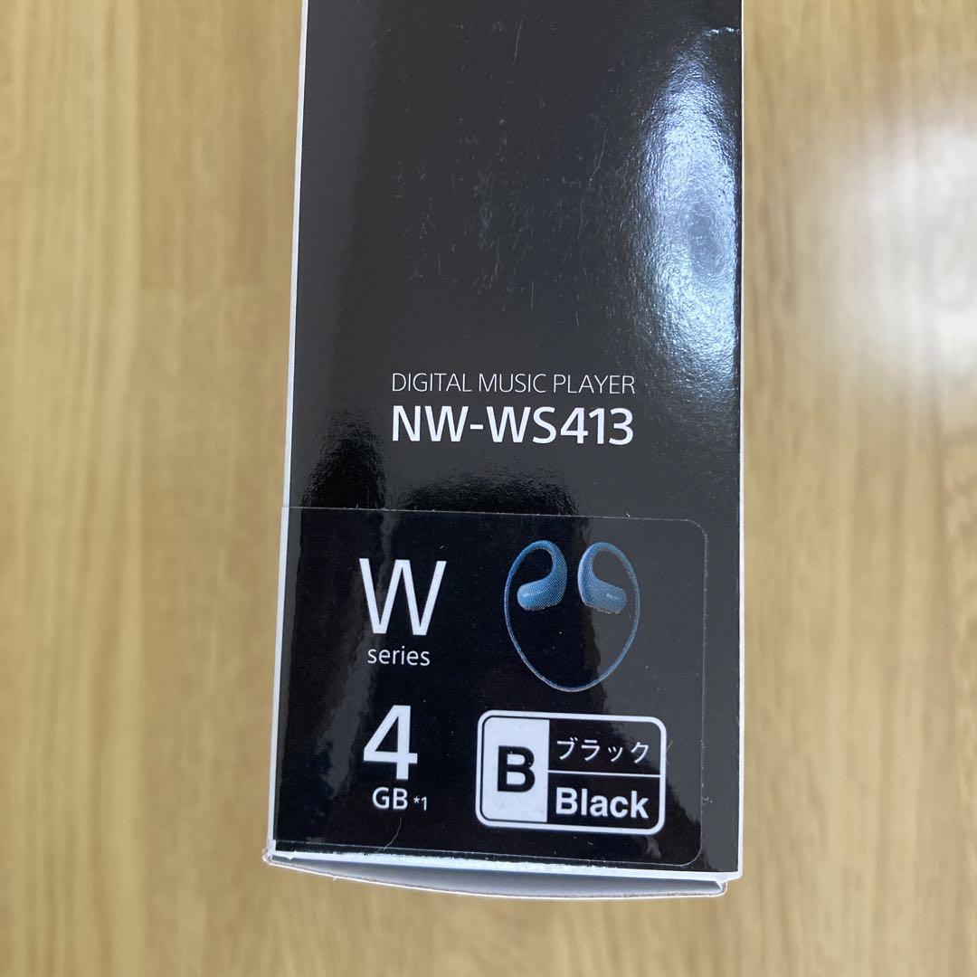 SONY NW-WS413 デジタルミュージックプレーヤー 4GB ブラック