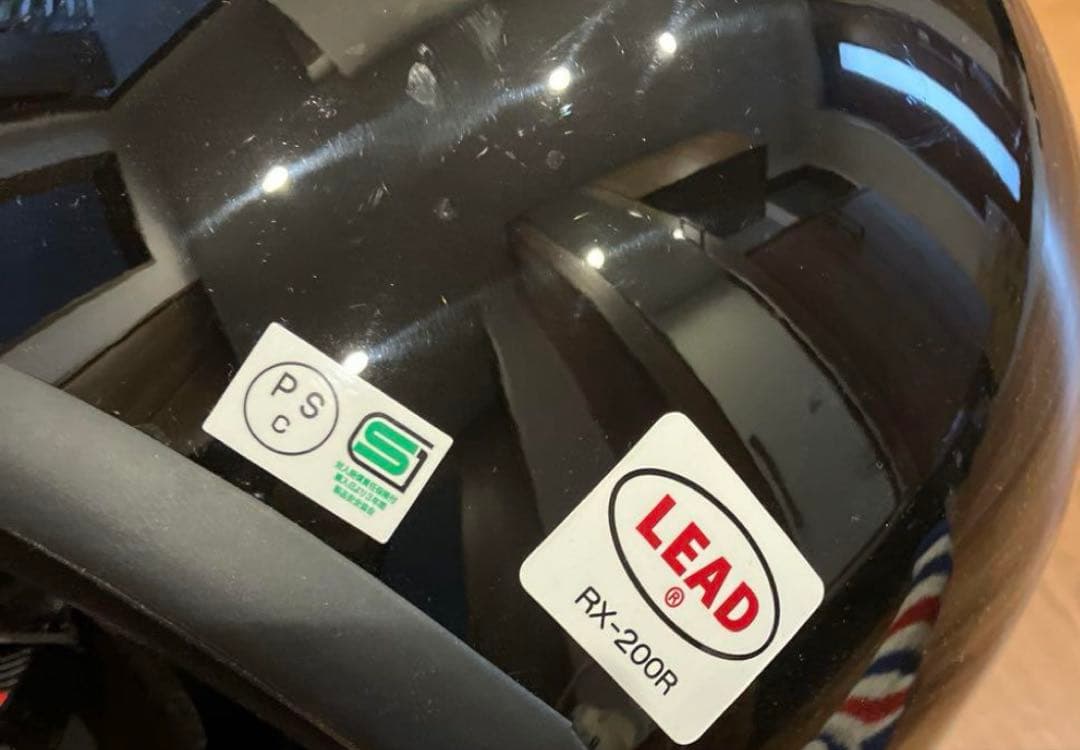 LEAD フルフェイスヘルメット ブラック 族ヘル RX200R