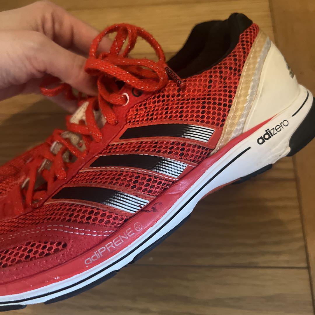 adizero スパイクシューズ レッド adidas adiZERO スパイクシューズ レッド - メルカリ