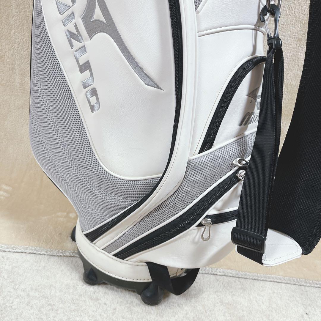 ブランドバッグ通販サイト K033 MIZUNO 9型 フード付き キャディバッグ ゴルフバッグ・キャディバッグ