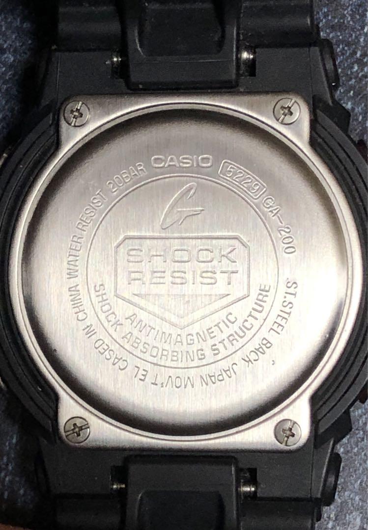極美品　CASIO カシオ　G-SHOCK Gショック　GA-200-1AJF