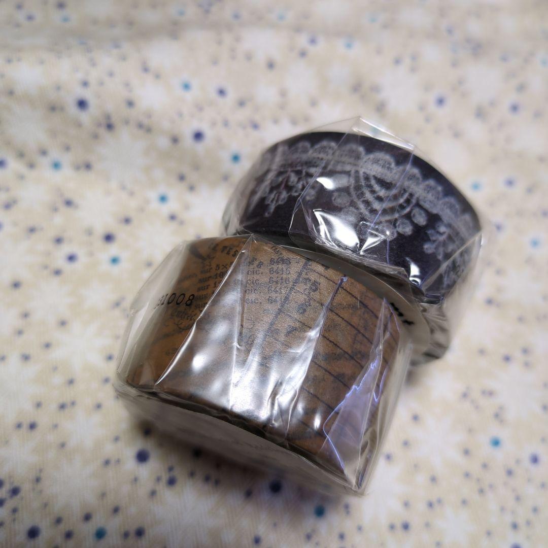 新品☆mt☆マステ☆マスキングテープ☆封蝋☆花☆レース