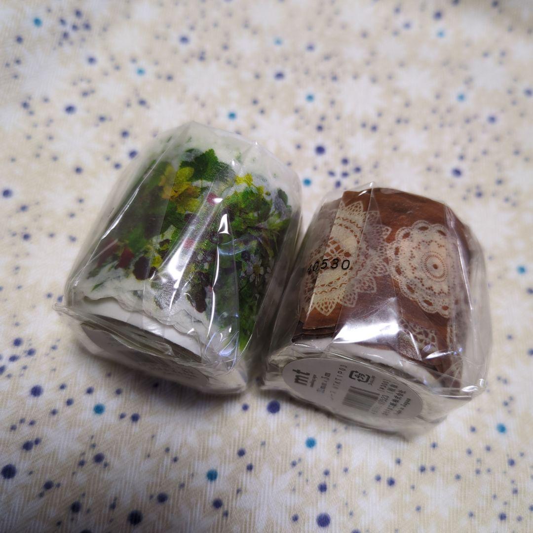 新品☆mt☆マステ☆マスキングテープ☆封蝋☆花☆レース
