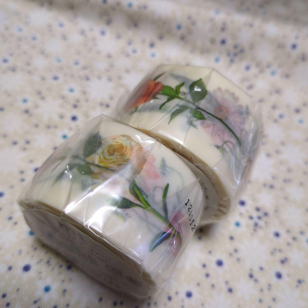 新品☆mt☆マステ☆マスキングテープ☆封蝋☆花☆レース