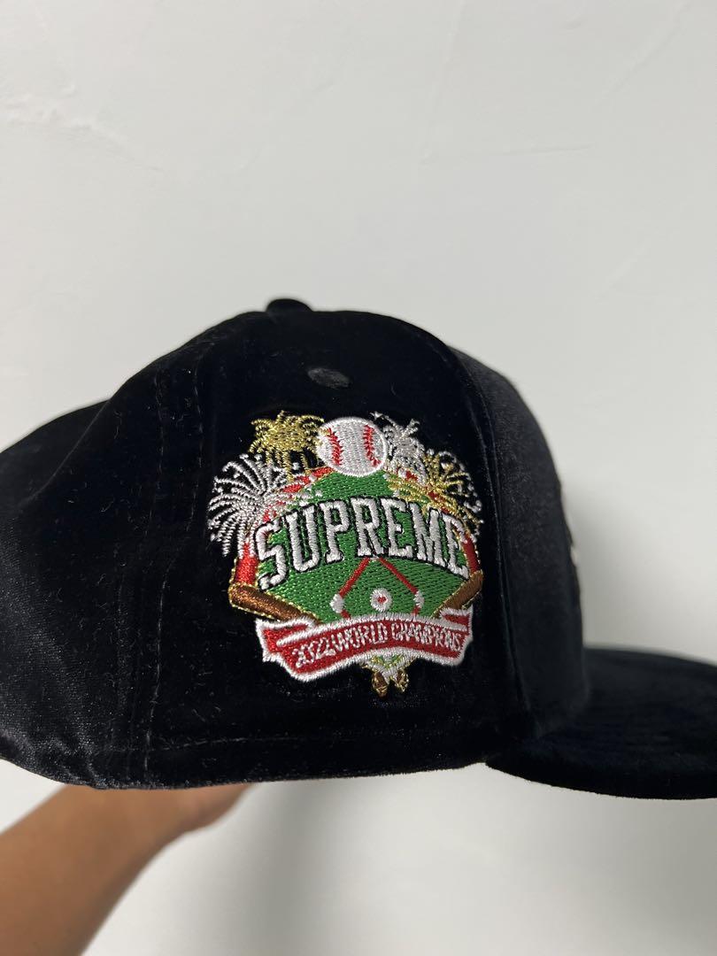 Supreme ベースボールキャップ 黒 - メルカリ