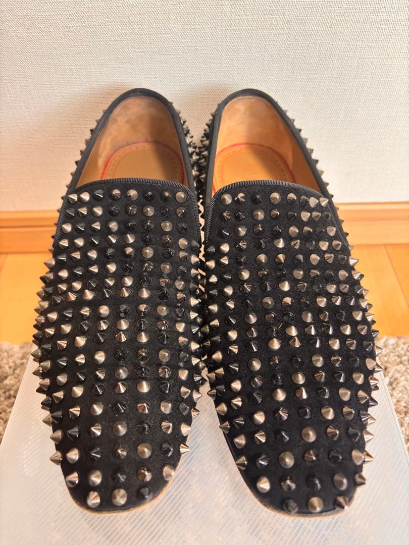 Christian Louboutin スタッズローファー靴