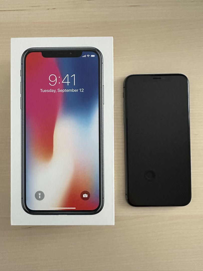 【美品】iPhone X 64GB スペースグレイ ムスビー｜iPhoneX 64GB docomo スペースグレイ c01503【iPhone