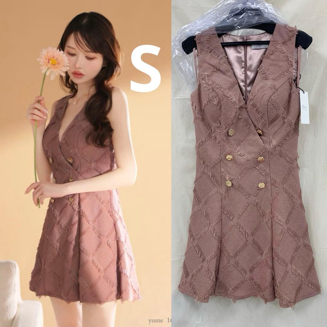 モカDE4311 ディアバイローブドフルールSuga JEWELキャバドレスS ROBE de FLEURS