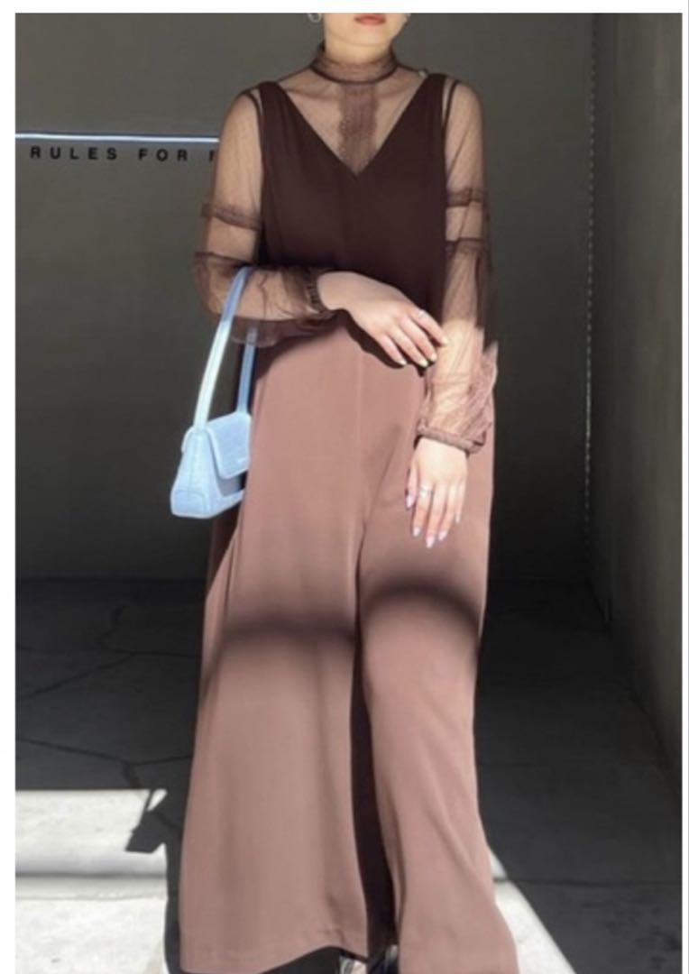 Ameri LACE TOP SET ROMPERS ロンパース　オケージョン