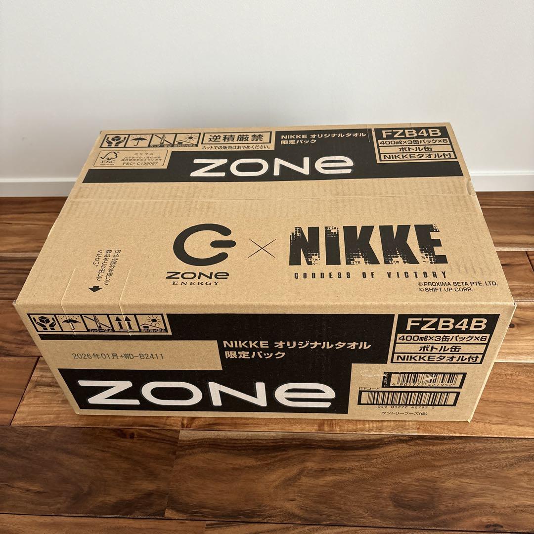 ZONE × NIKKE オリジナルタオル 限定パック 未開封