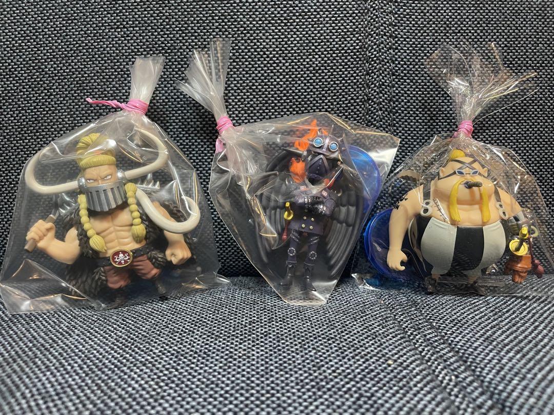 ワンピース ワーコレ 百獣海賊団　大看板 3体セット売り Amazon.co.jp: ワンピース ワーコレ 百獣海賊団 大看板（キング