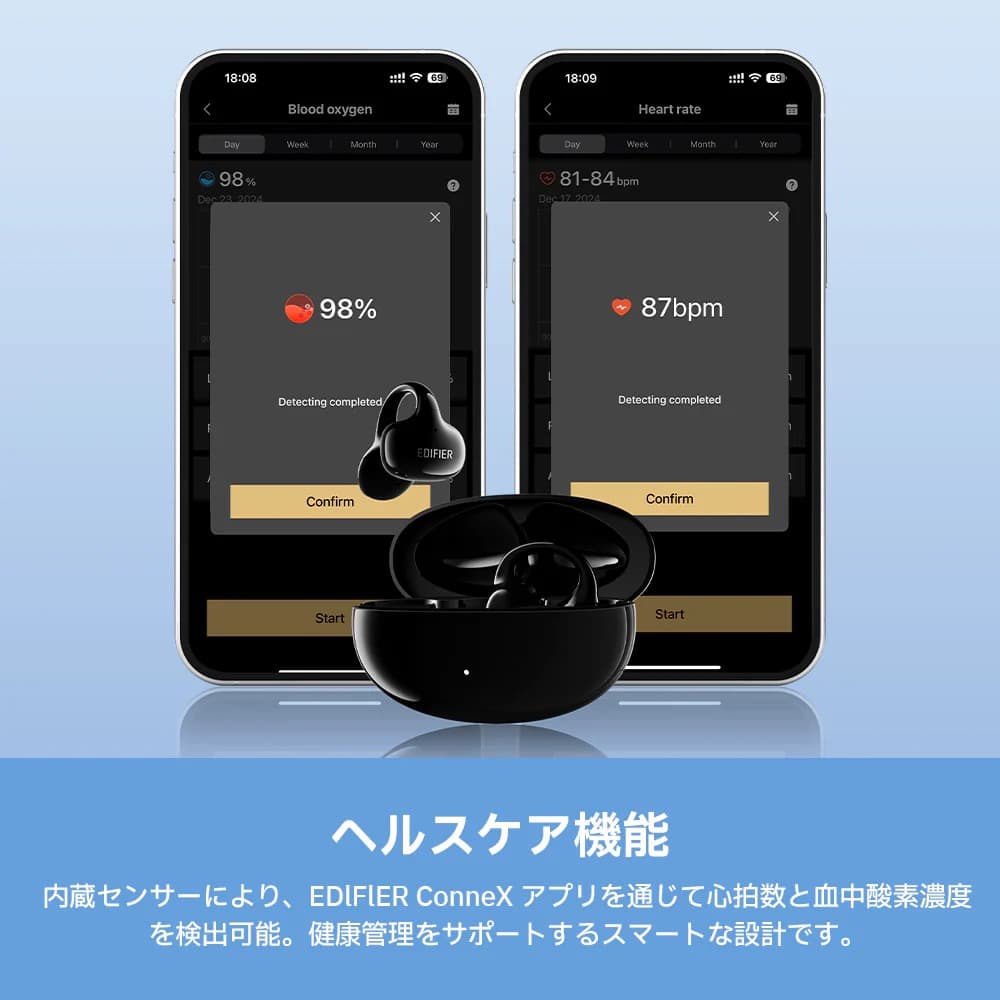 【新品未開封】Edifier LolliClipイヤーカフ型 ワイヤレスイヤホン