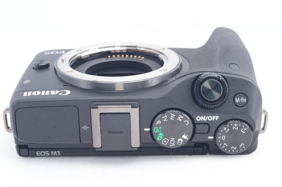 美品★Canon キャノン EOS M3 ボディ ブラック ミラーレス一眼カメラ