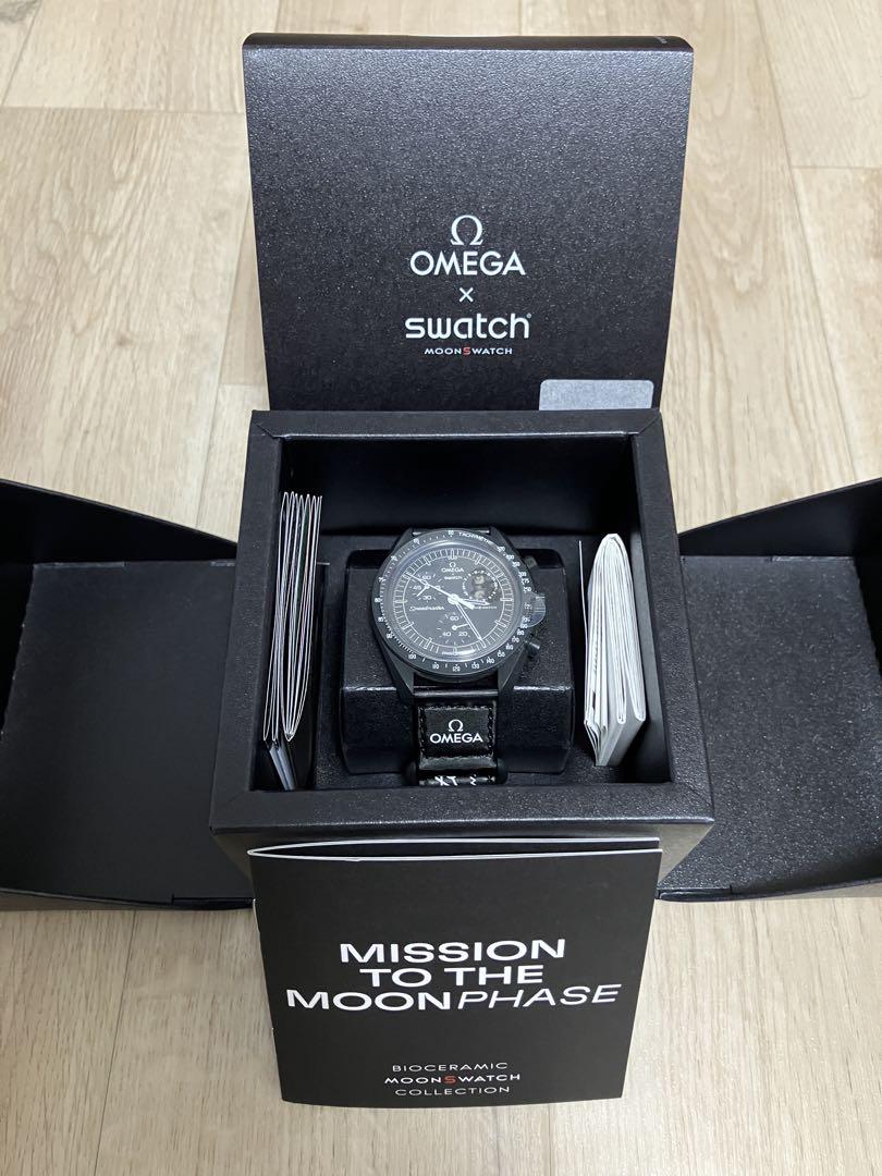 OMEGA x Swatch Speedmaster ブラック スヌーピー