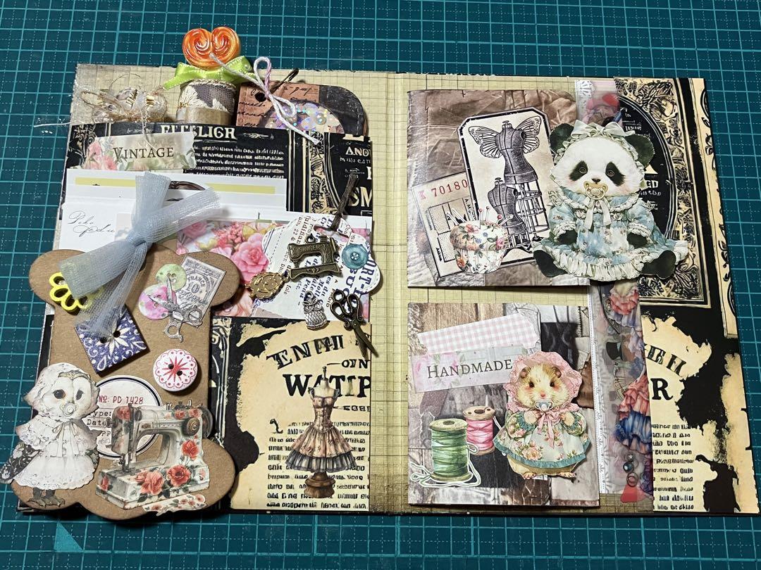【まる】お裾分けファイル＆大量海外紙物素材Ⅰ＆Ⅱ 紙モノ まとめ売り おすそ分けファイル、海外マステ等 - メルカリ