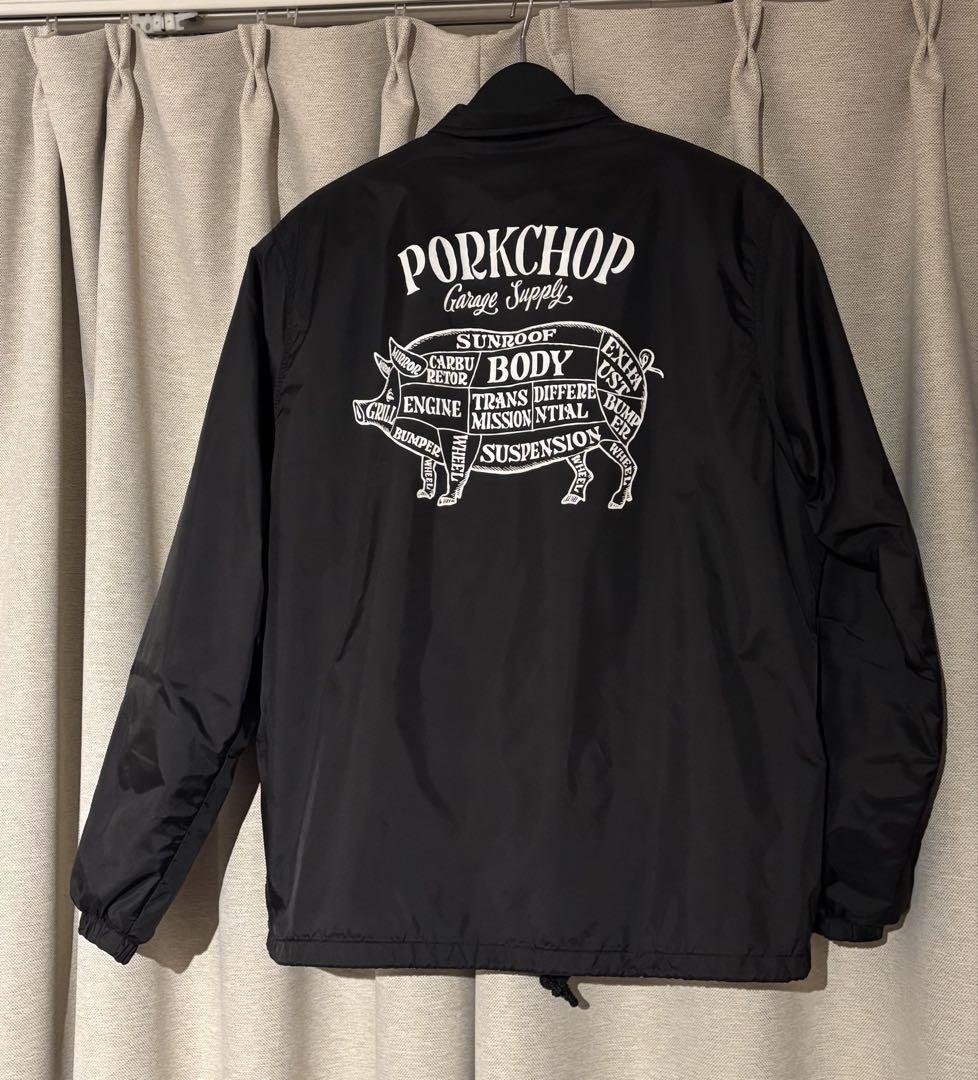 PORKCHOP ナイロンジャケット Sサイズ PORKCHOP/OVAL LOGO NYLON JACKET（DARK OLIVE）［ナイロンJKT