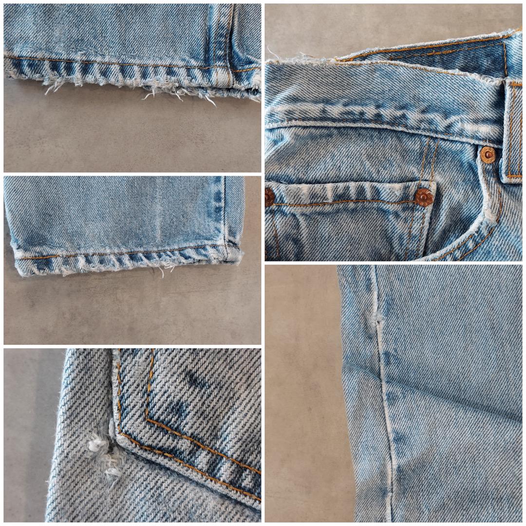 リーバイス569 Levis W31 ブルーデニム 青 00s ヒゲ 14571