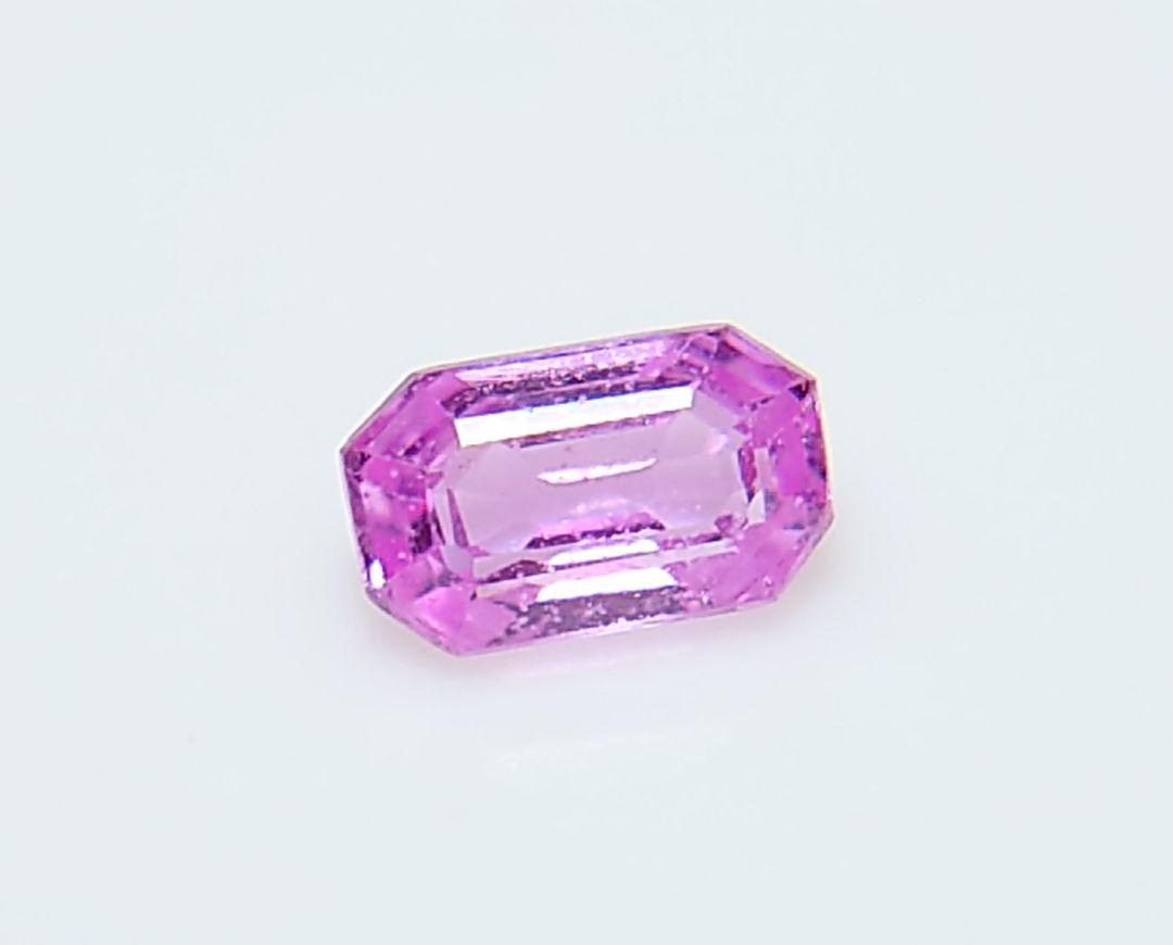美品！　パパラチャサファイア　0.346ct ソーティング付（LA-5528）