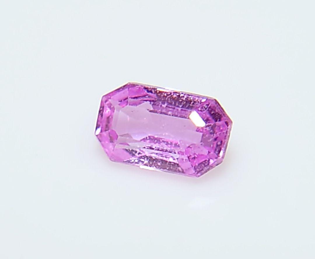 美品！　パパラチャサファイア　0.346ct ソーティング付（LA-5528）