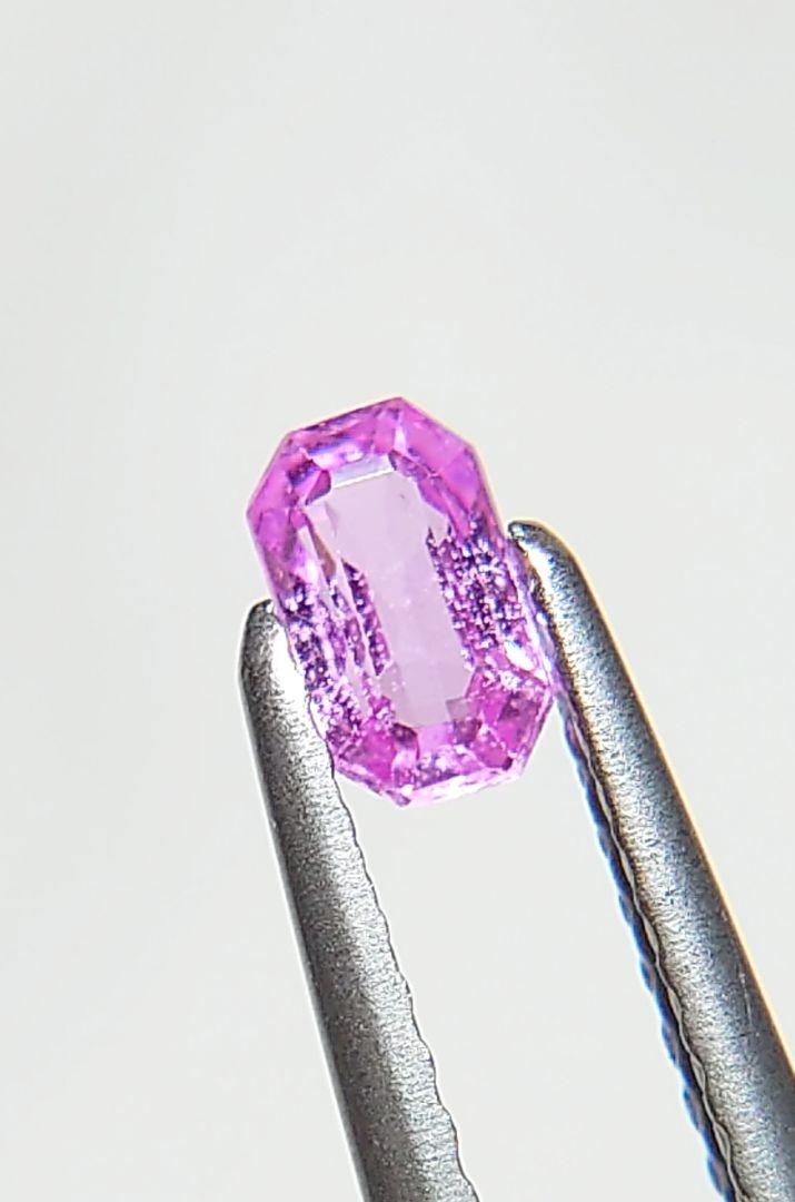 美品！　パパラチャサファイア　0.346ct ソーティング付（LA-5528）