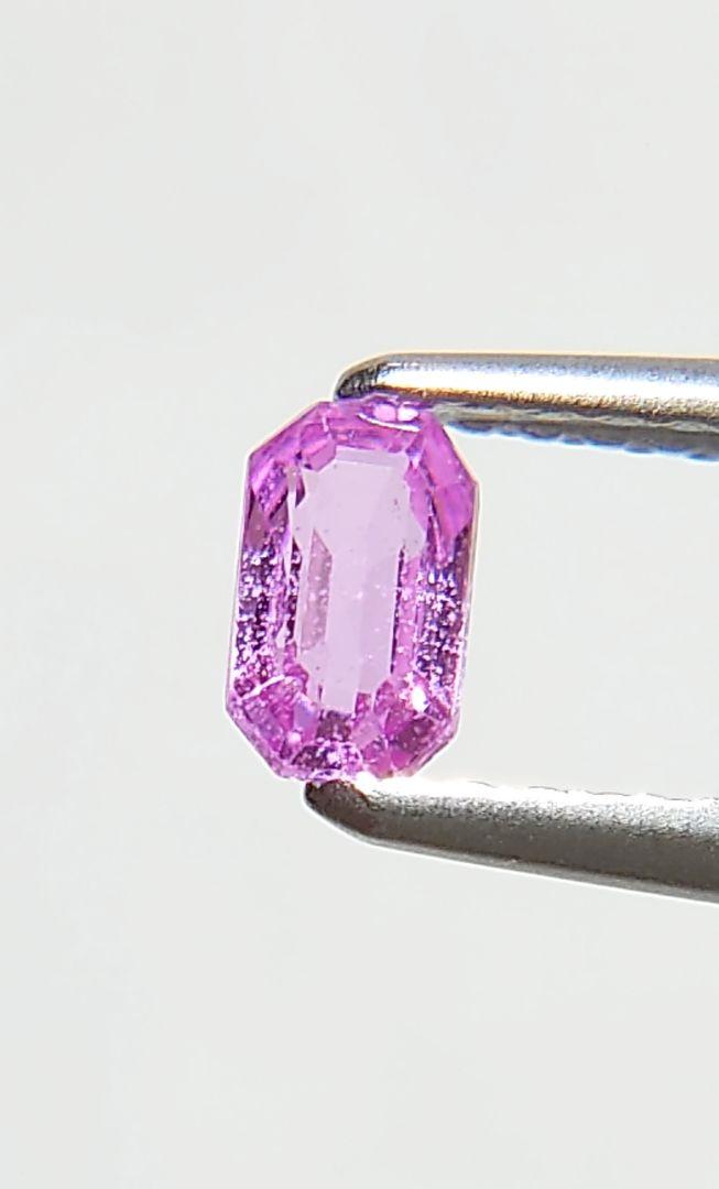 美品！　パパラチャサファイア　0.346ct ソーティング付（LA-5528）