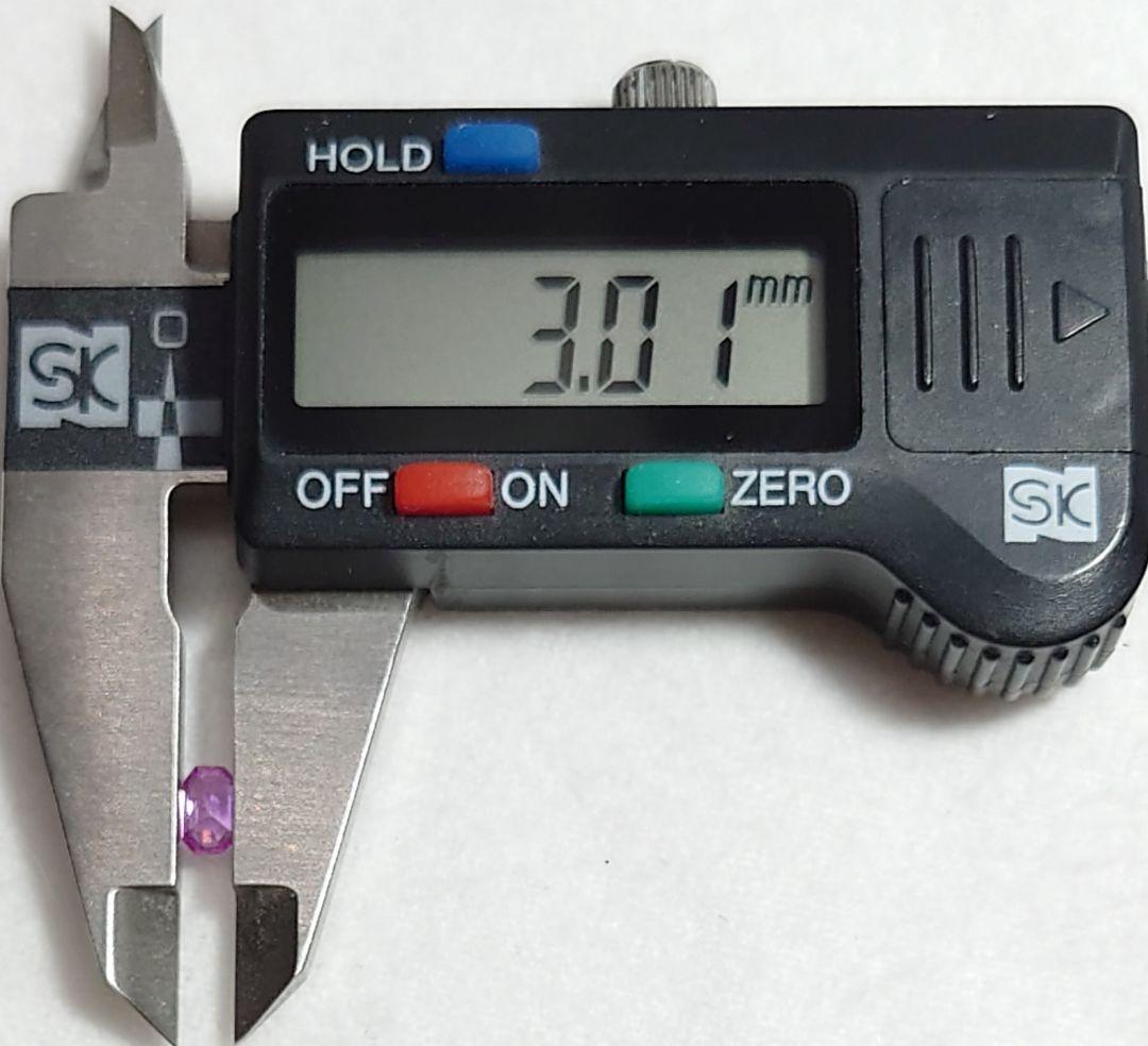 美品！　パパラチャサファイア　0.346ct ソーティング付（LA-5528）