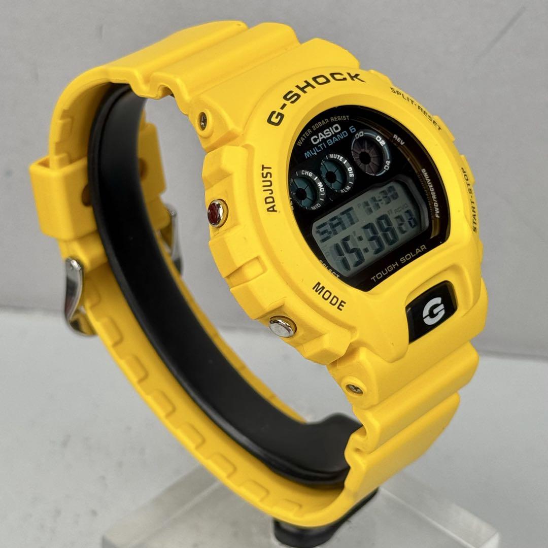 希少 極美品 G-SHOCK GW-6900A イエロー ブラック 電波ソーラー