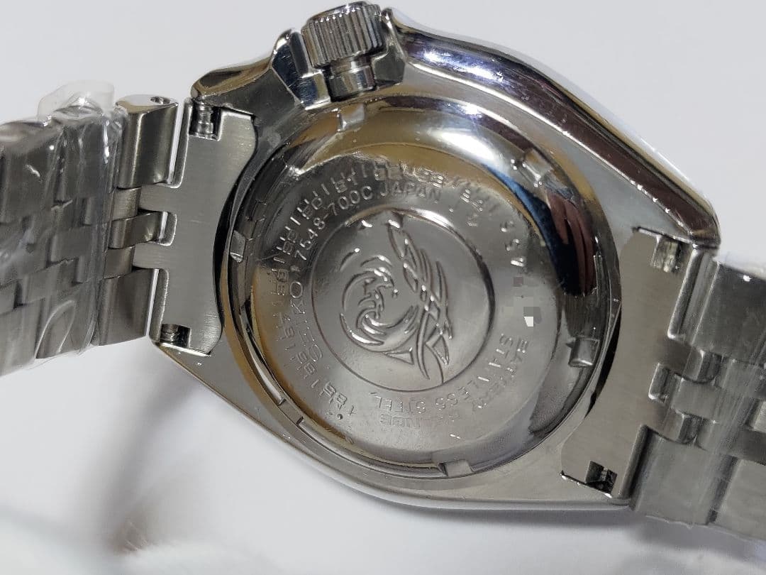 SEIKO/セイコー ダイバー150m 7548ー700C 新品パーツ多数取付 SEIKO/セイコー ダイバー150m 7548ー700C 新品パーツ多数取付