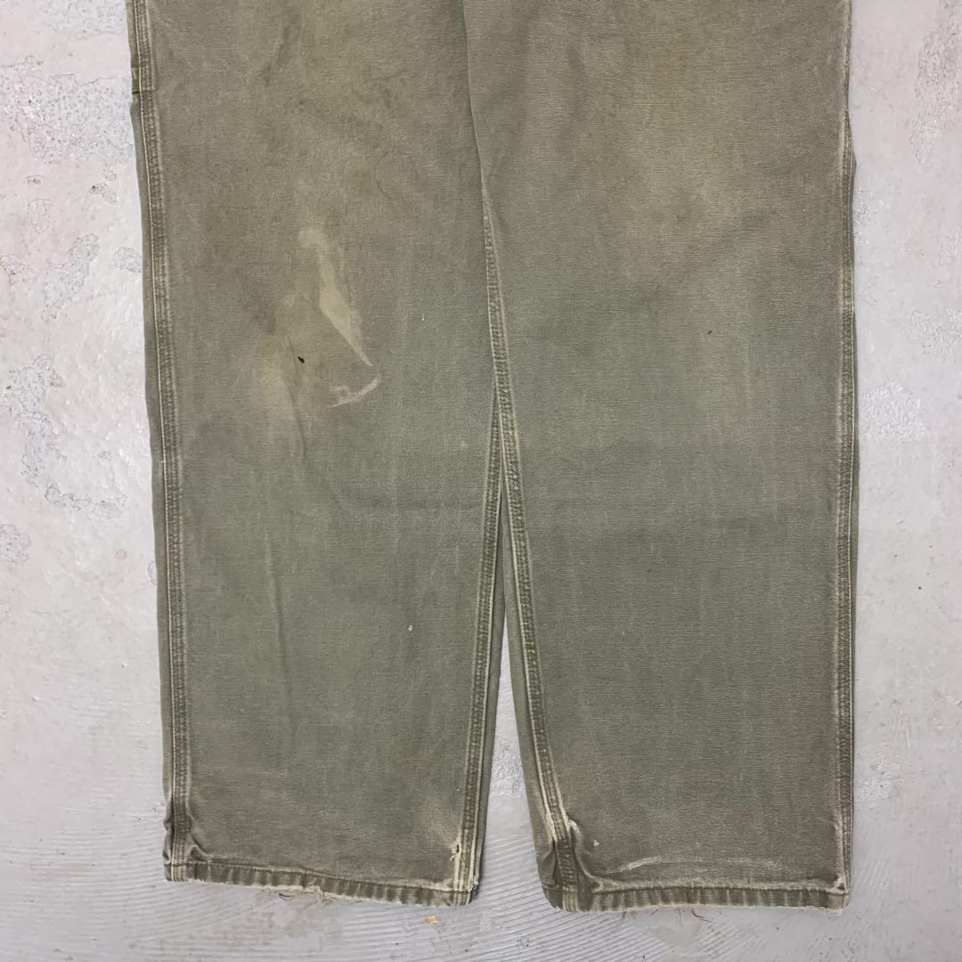 WC955 Carhartt フェード モスグリーン ペインターパンツ