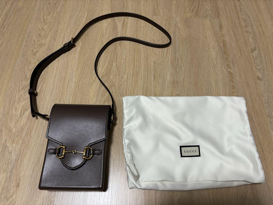 最大10%OFFクーポン GUCCI グッチ ホースビット ミニショルダーバッグ 1995 GD金具 バッグ