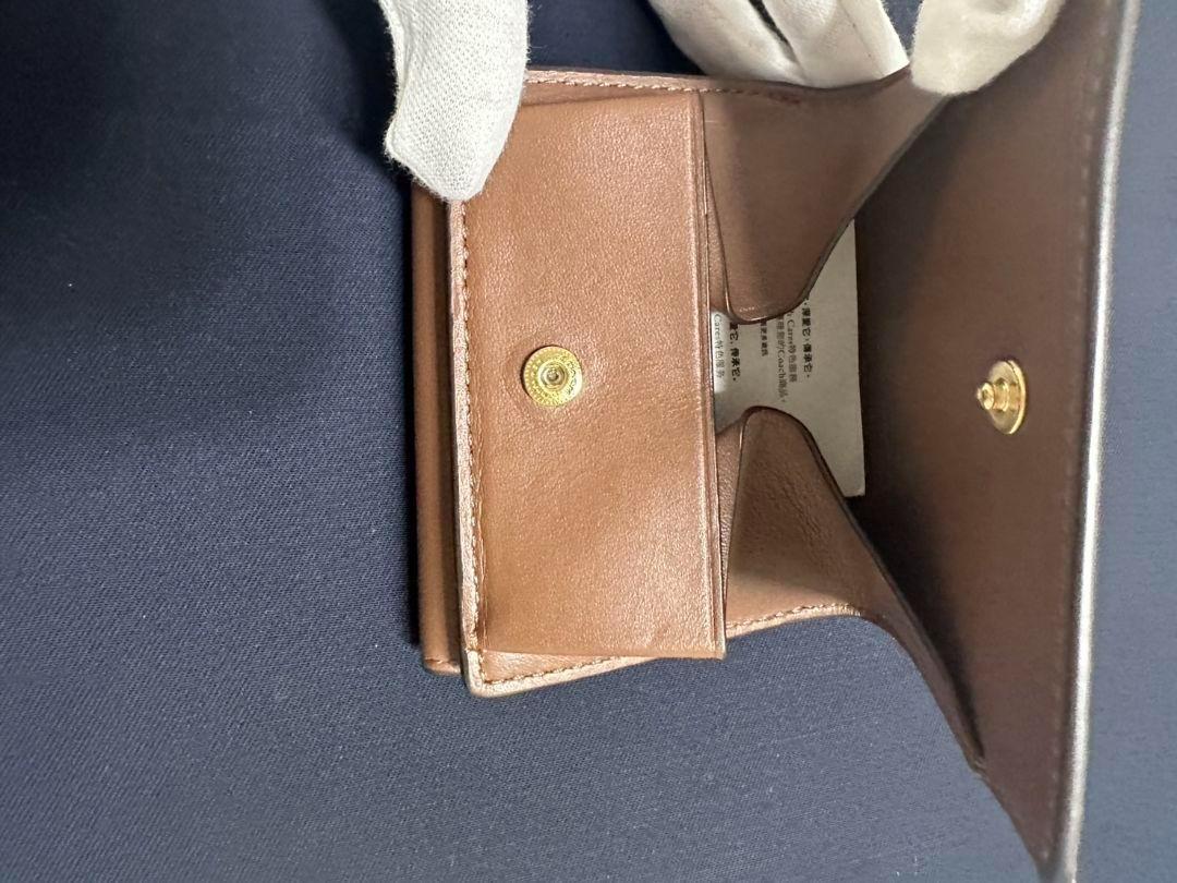 値下げ〇 コーチ COACH ミニ財布 オリガミ スモール三つ折り 財布