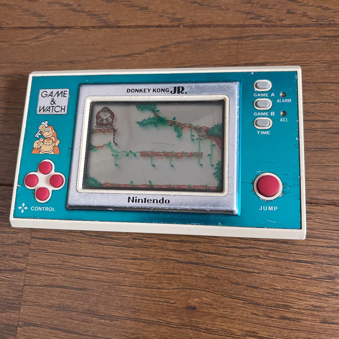 グレイ系超歓迎された 希少 ドンキーコングJr ゲームウォッチ 説明書