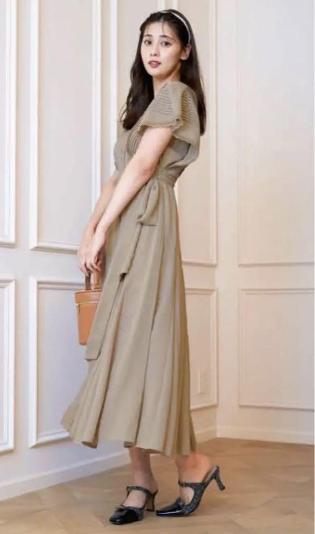 herlipto Bon Voyage Belted Long Dress