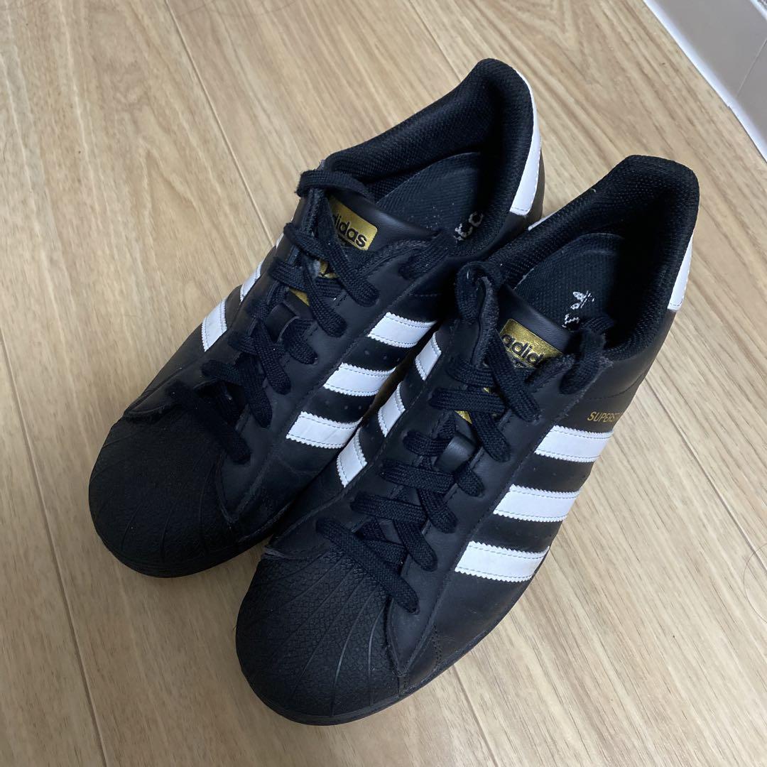 adidas Superstar ブラック/ホワイト adidas SUPERSTAR 