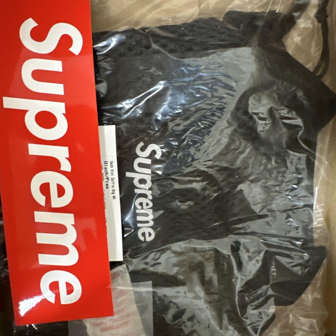 Supreme Mesh Mini Duffle Bag ブラック