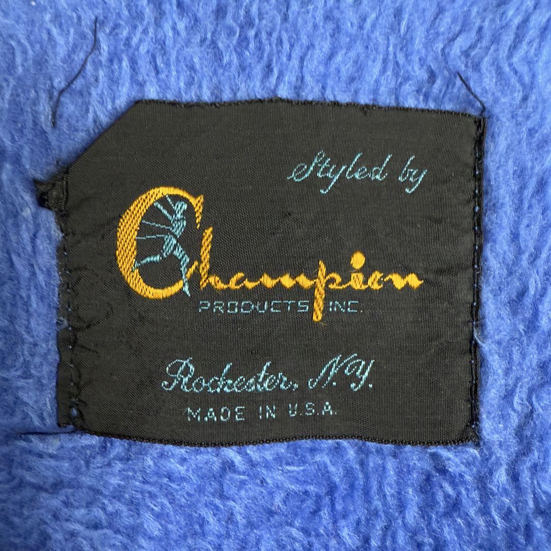 70s Champion ナイロン ジャケット ビッグサイズ ブルー
