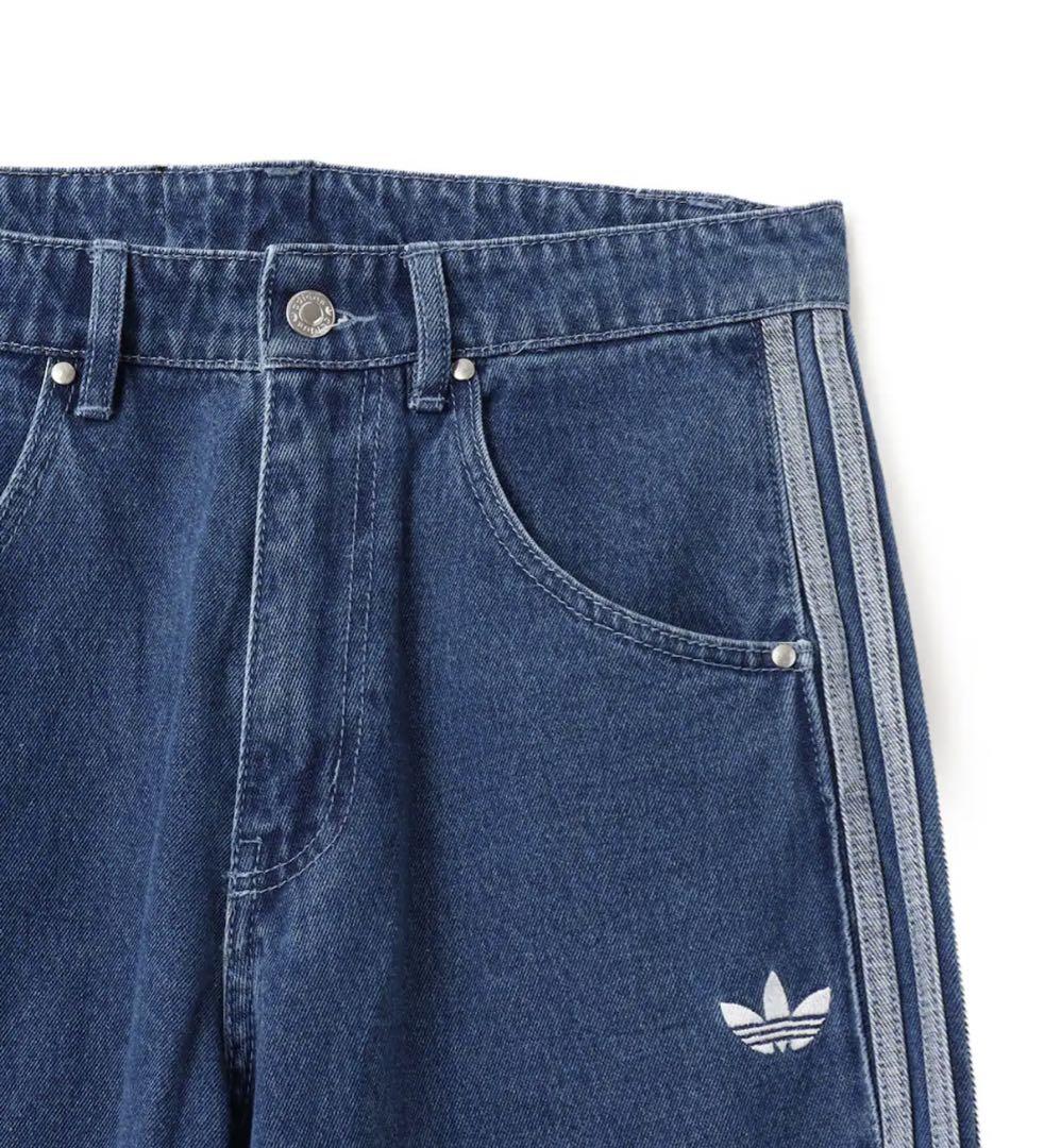 adidas アディカラー デニム ファイヤーバードショーツ