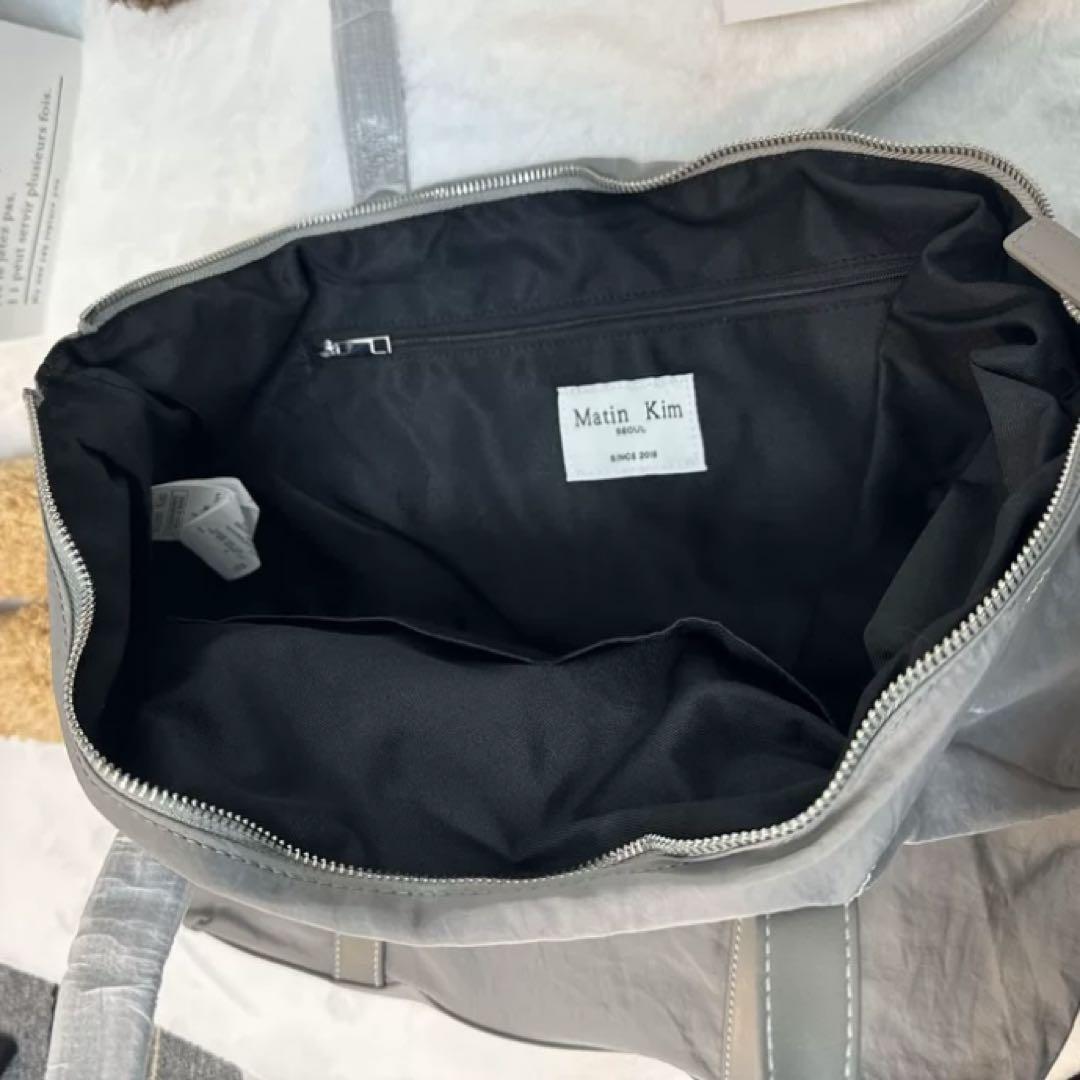 Matin Kim バッグ ナイロン トートバッグ グレー