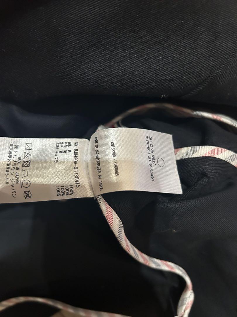 THOM BROWNE バーストライプアンバランスジャケット