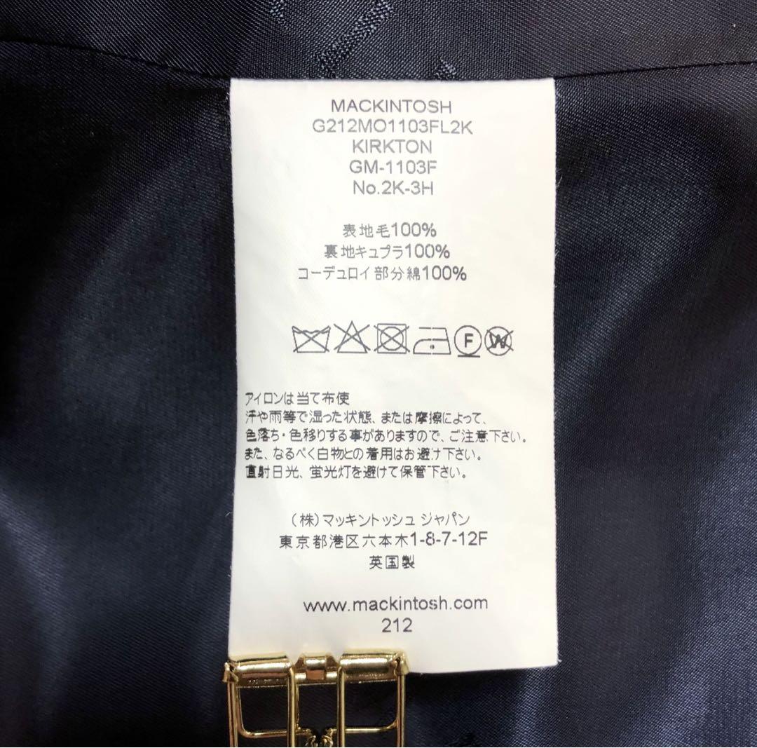 ◇美品◇MACKINTOSH◇KIRKTON◇フーデットコート◇36◇英国製