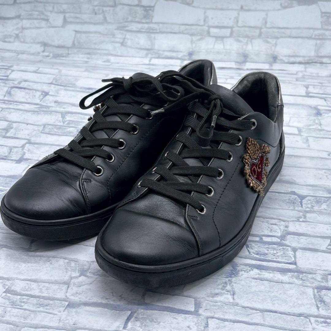 【Dolce&Gabbana】ロートップ スニーカー メッシュ ブラック DOLCE&GABBANA ドルチェ&ガッバーナ ドルガバ シューズ