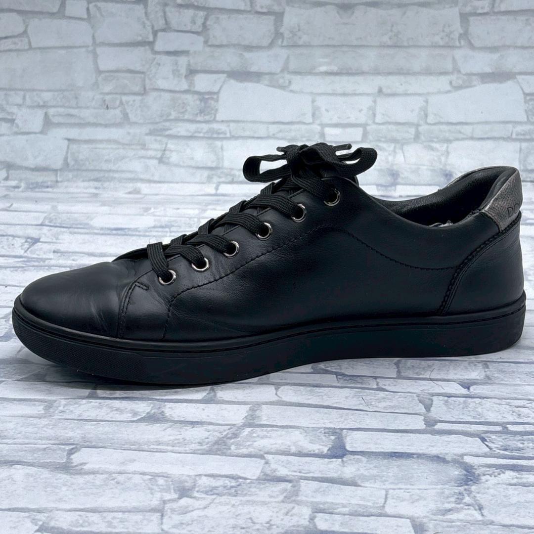 Dolce & Gabbana ブラック スニーカー 本革 7 25cm - メルカリ