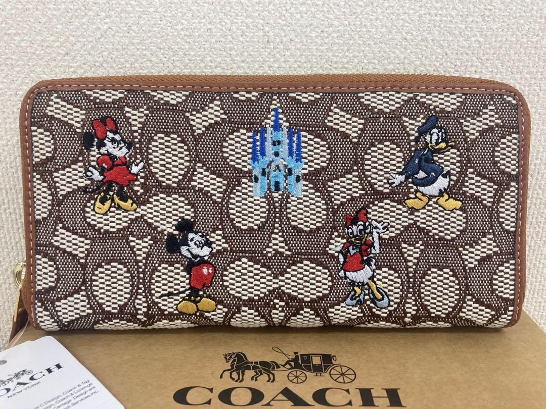 新品★コーチ ディズニー コラボ 長財布 50周年　★