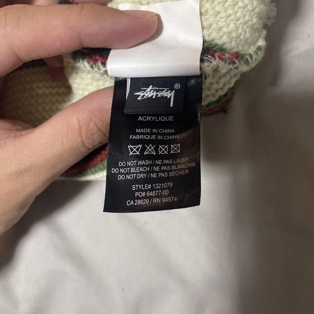stussy ステューシー ボンボンニット帽 かつきくん着用