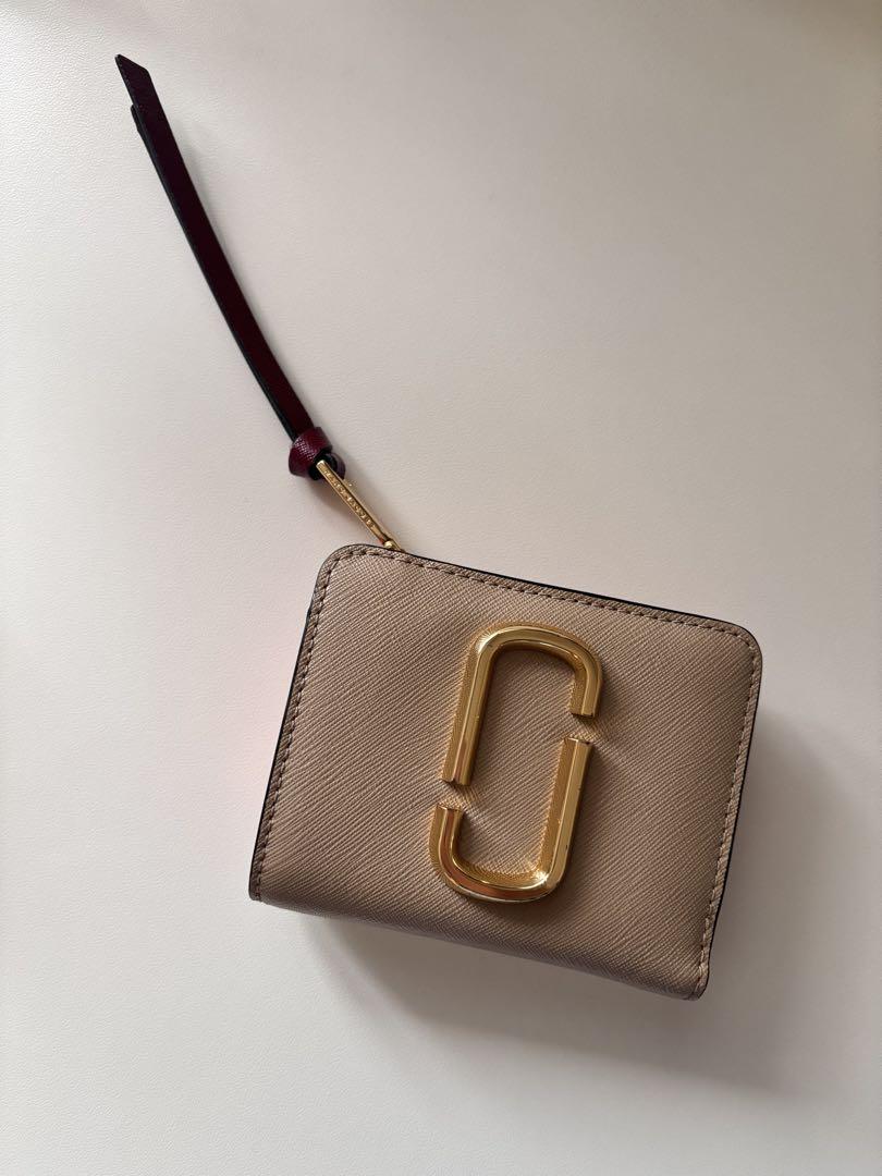 MARC JACOBS 二つ折り財布 ベージュ ピンク 小物