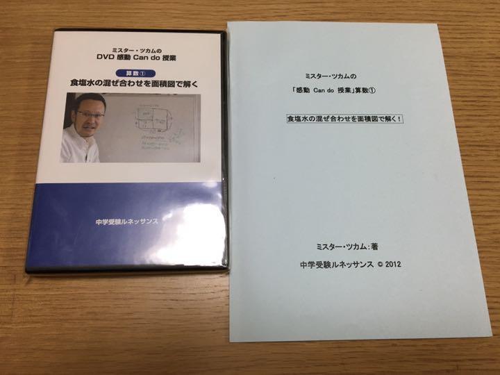 ミスター・ツカム 中学受験ルネサンス CD3枚 DVD2枚