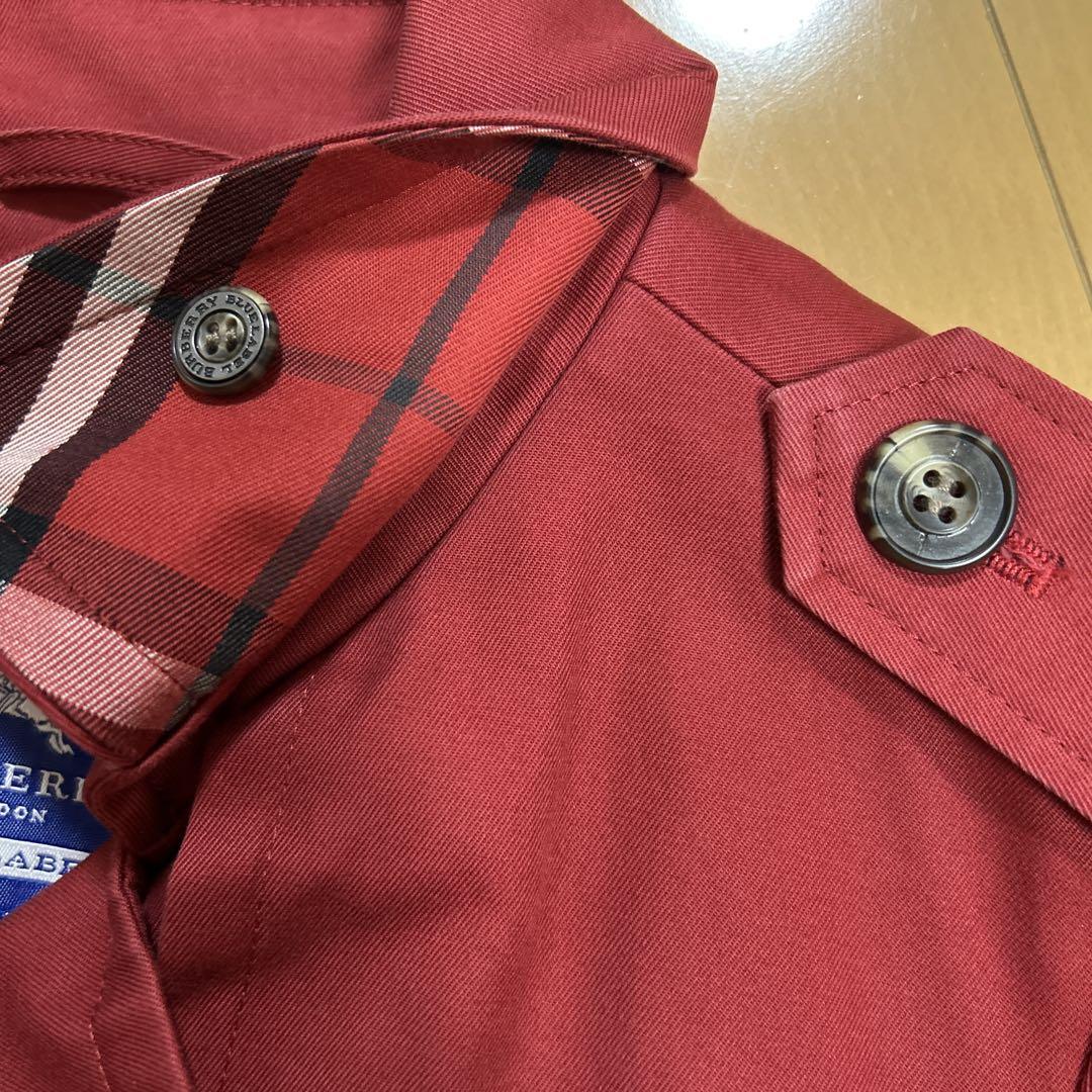 【美品】迅速発送⭐️バーバリーブルーレーベル　38　トレンチ　赤　お値下げ中❗️